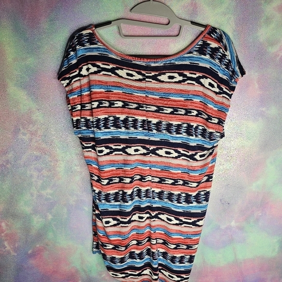 Dex Women's Aztec Southwestern Print Sleeveless Top Size Large - Picture 4 of 9